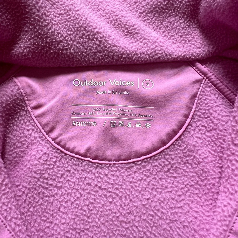Pink Fleece Button-Up Jacket - Picture 4 of 4